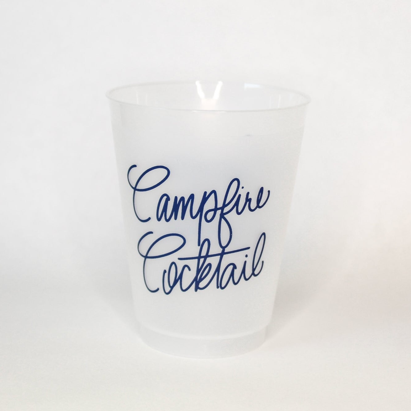 navy Campfire Cocktail Party Cups