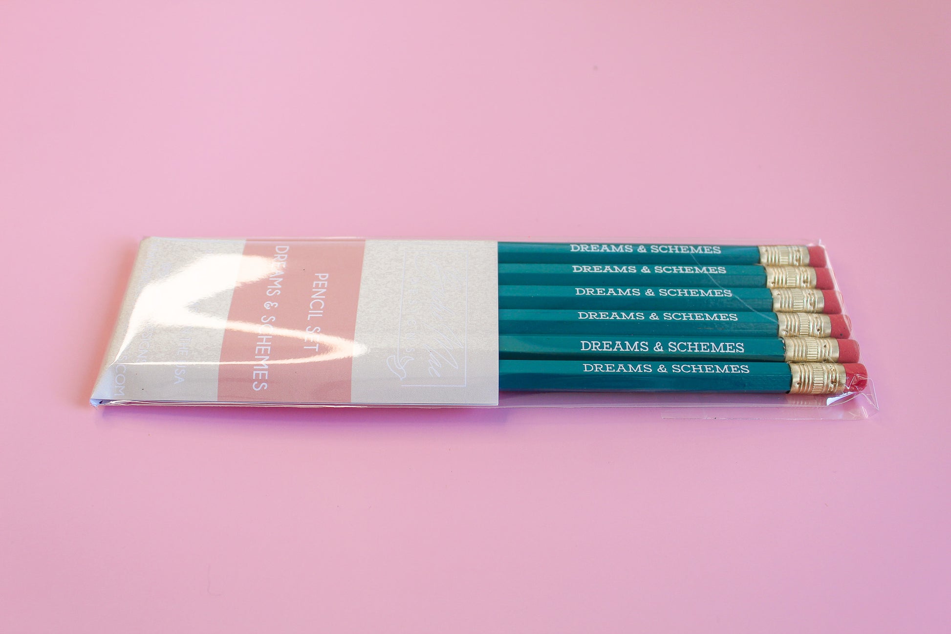 Dream Big Pencil Set, Stationery Gift, Motivational Pencil