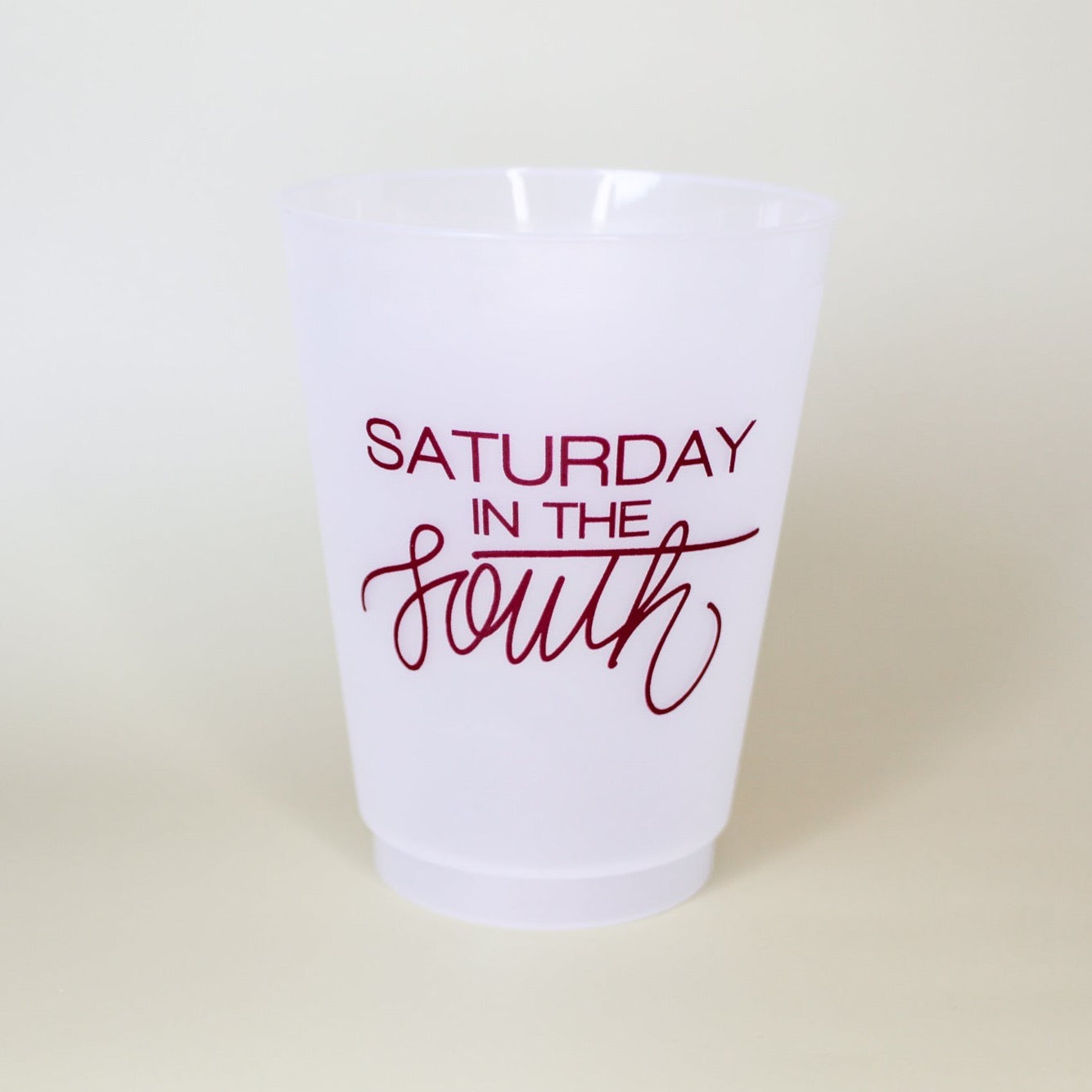 Saturday In The South (Maroon) Party Cups