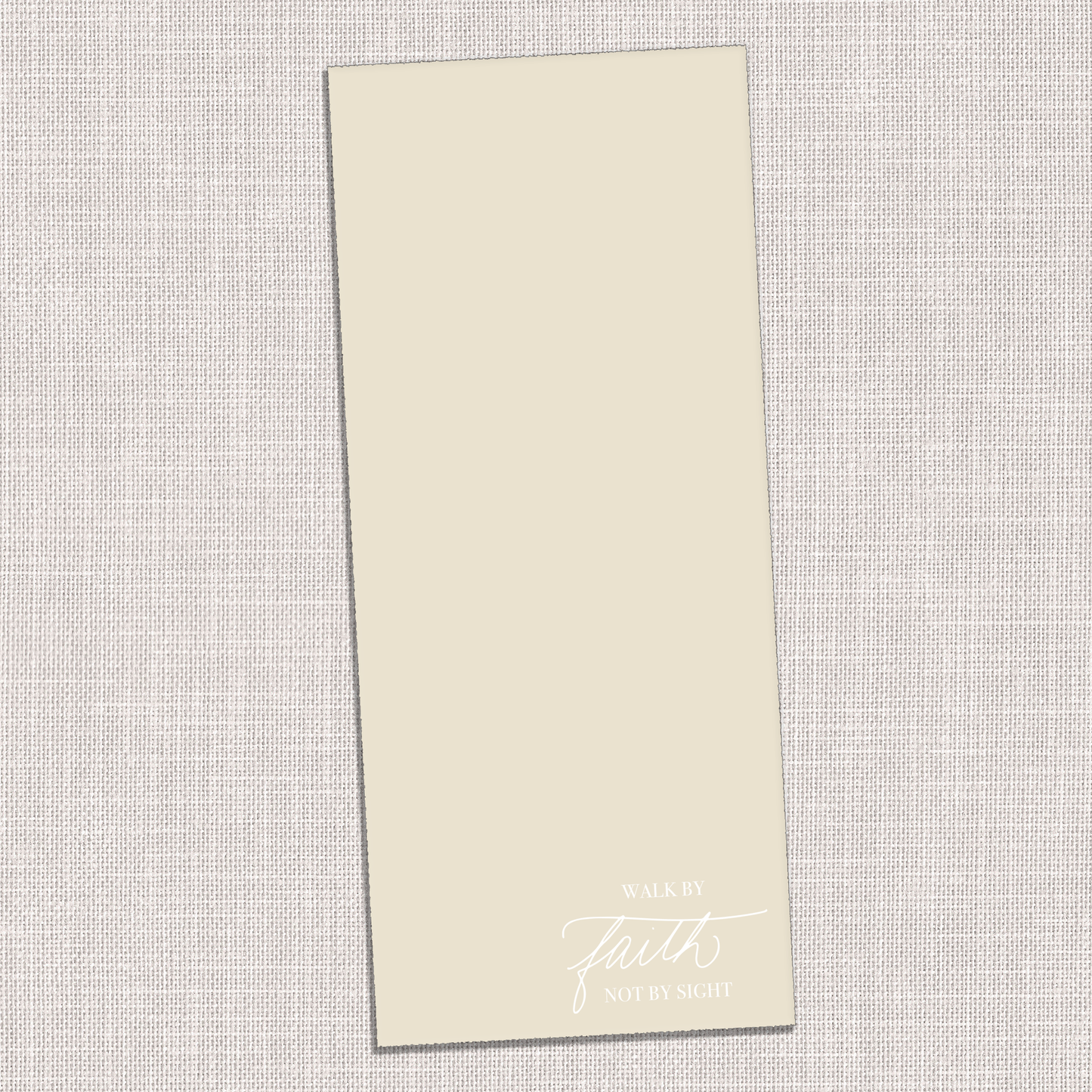 'Walk By Faith' Notepad, Christian Notepad, Notepad with bible verse