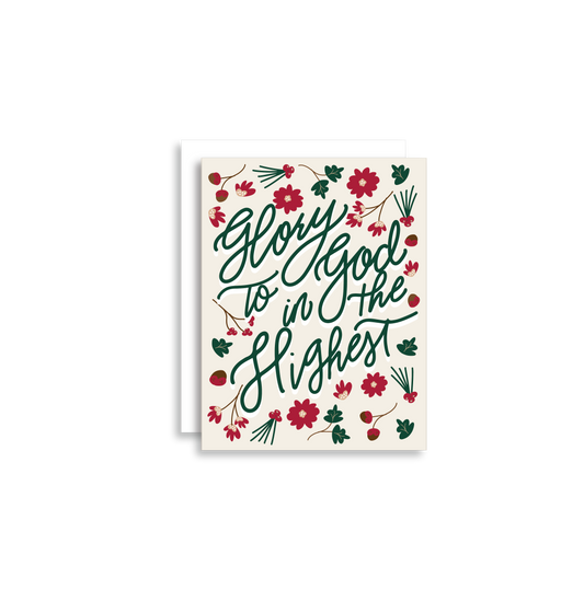 Glory to God in the Highest! Greeting Card